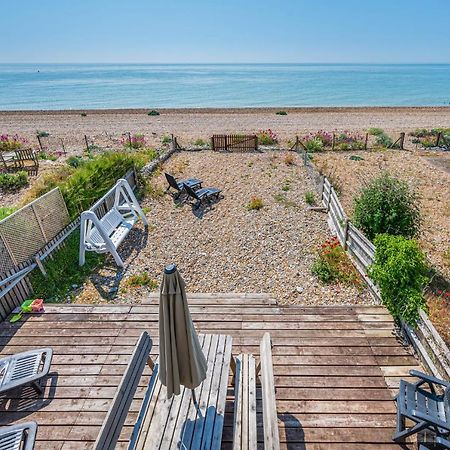 Pebble Paradise Beachfront Family Getaway Pevensey Exterior photo