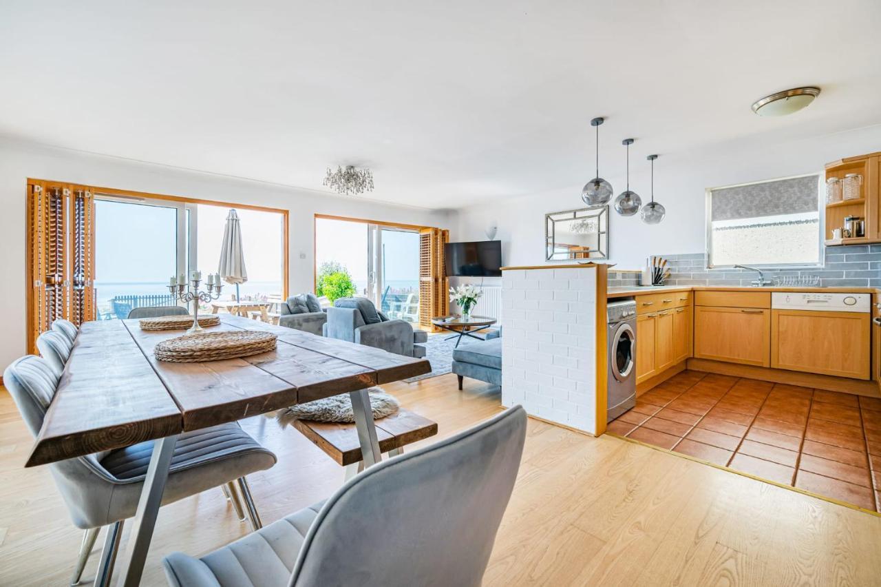 Pebble Paradise Beachfront Family Getaway Pevensey Exterior photo