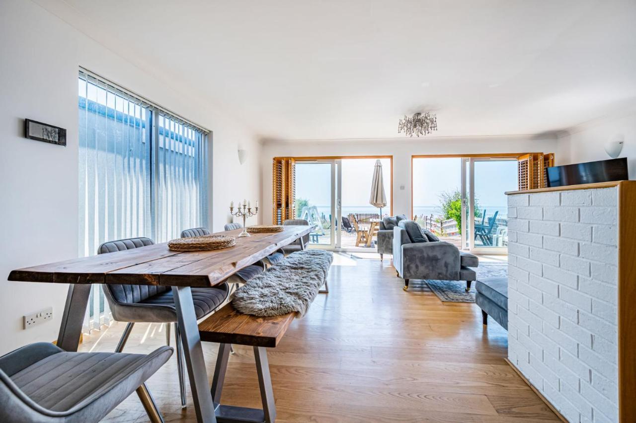 Pebble Paradise Beachfront Family Getaway Pevensey Exterior photo